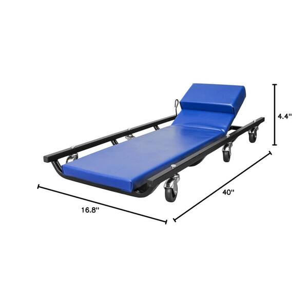 TCE 40 in. L Rolling Mechanic Shop Creeper with Adjustable