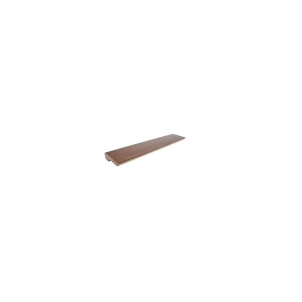 Stair Nose Walnut Corso .375 in. T x 2.75 in W x 78 in. L Matte Solid Hardwood Trim