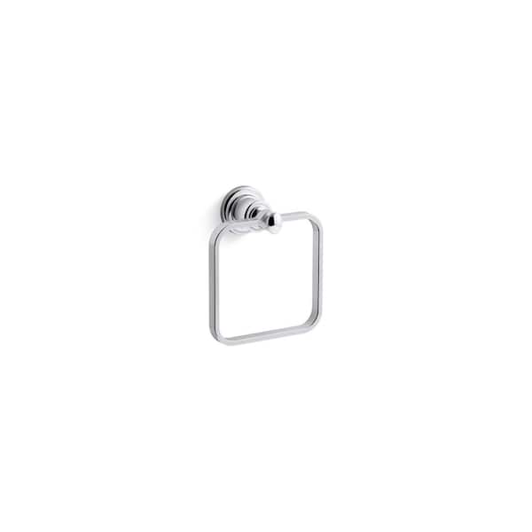 KOHLER Relic Wall Mounted Towel Ring in Polished Chrome