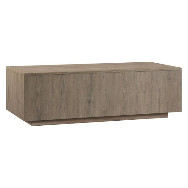 Meyer&Cross Paxton 47.5 in. Antiqued Gray Oak Rectangle MDF Top Coffee Table
