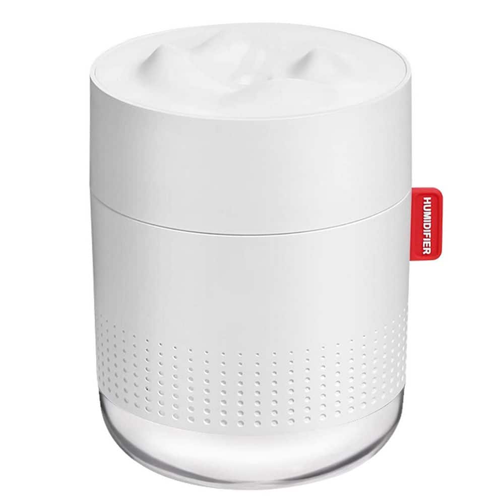 500ml Ultrasonic Cool Mist USB Personal Desktop Humidifier w/ Auto Shut-Off, 2 Mist Modes, White price history on PriceWatchPro