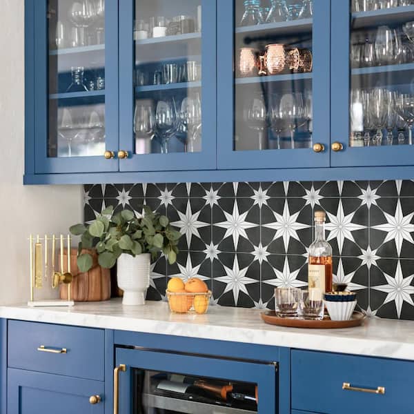 Stella Night 10 in. x 10 in. Porcelain Floor and Wall Tile (8.61 sq. ft./Case)