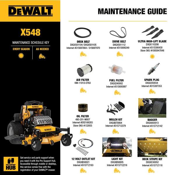 DEWALT X548 Commercial 48 in. 26 HP 