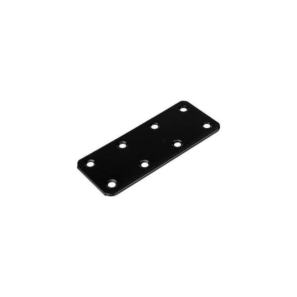 KIWDZFU 4 x 1-1/2 Black Carbon Steel Mending Plates Straight