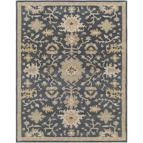 Livabliss Gilgamesh Navy 8 ft. x 10 ft. Indoor Area Rug
