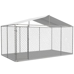13 ft. x 13 ft. x 7.6 ft. Outdoor Large Dog Kennel Heavy Duty Pet Playpen Poultry Cage Dog Exercise Pen