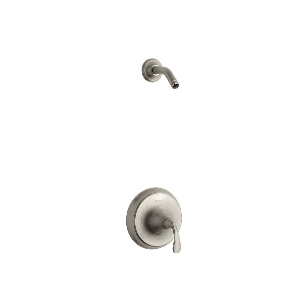 UPC 885612361295 product image for KOHLER 1-Handle Rite-Temp Shower Valve Trim in Vibrant Brushed Nickel, Less Show | upcitemdb.com