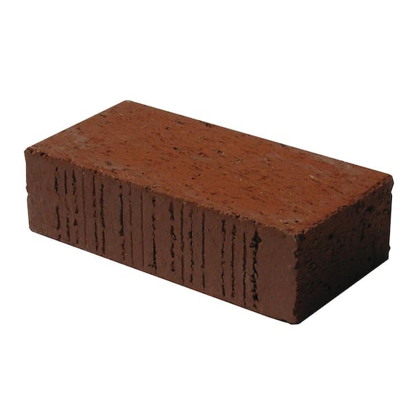 ft Red 7.3 sq Clay Thin Brick Flats 7-5/8 x 2-1/4 x 1/2 in Cover Box of 50 