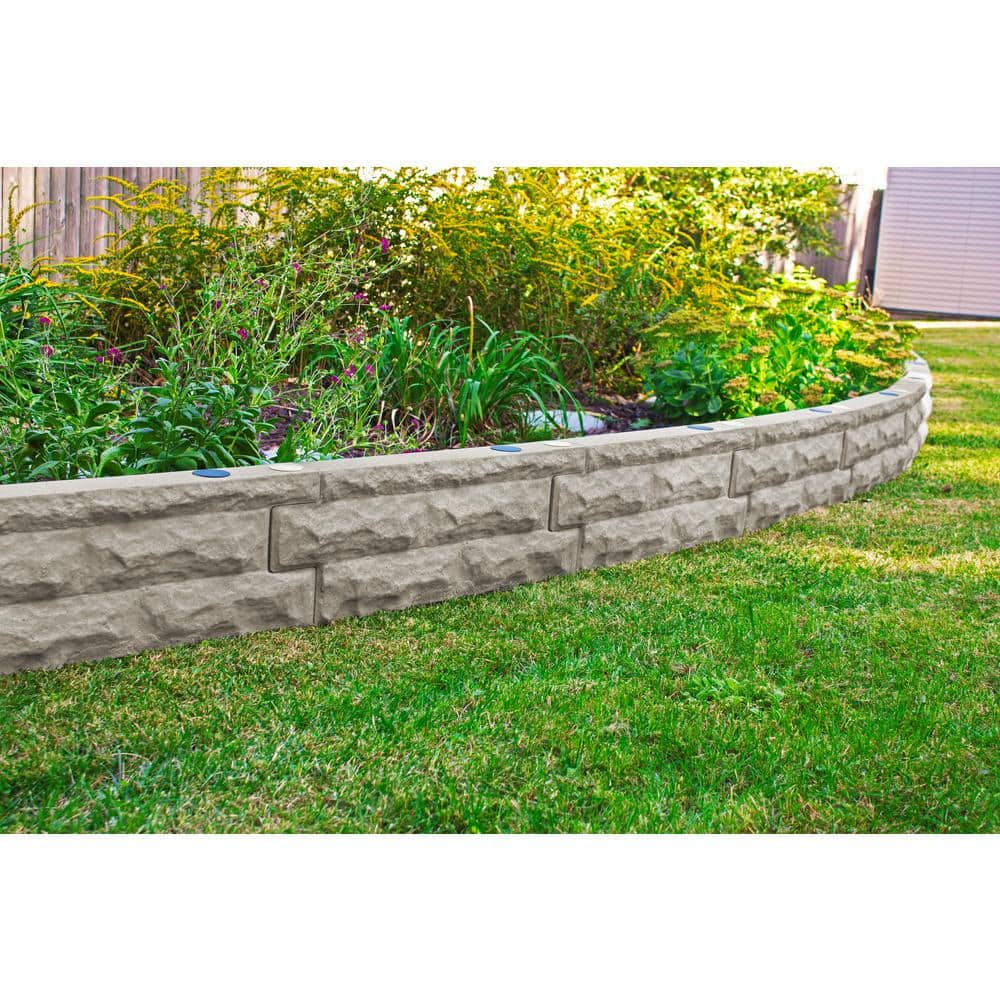 Sandstone 2-Foot Stone Landscape Border Wall