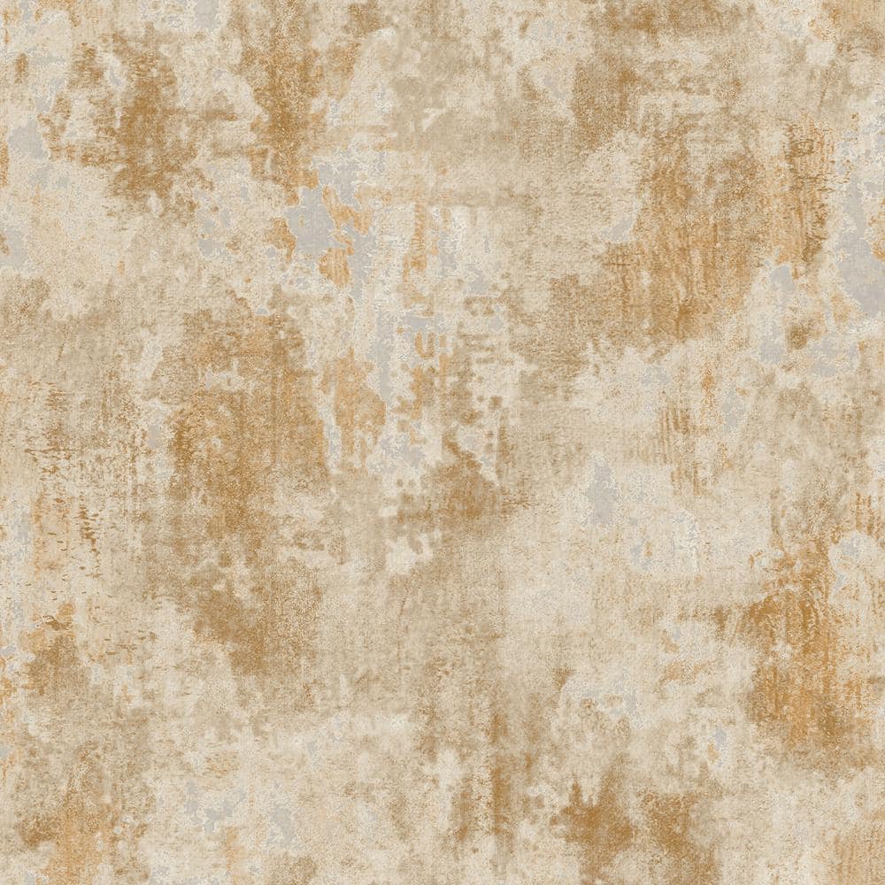 Italian Design Dark/Light Beige Rustic Texture Vinyl on Non-Woven Non-Paste