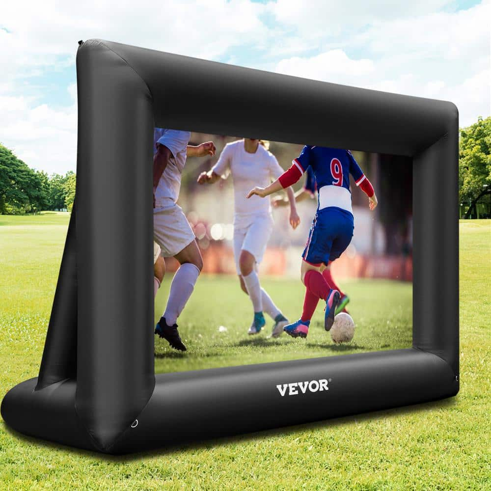 VEVOR Projector Screen Inflatable Movie Screen Inflatable Projection Screen 11.2 ft. H x 16.8 ft. W, Oxford Fabric Outdoor