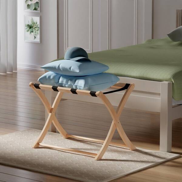 Winsome Wood Winsome Scarlett Natural Luggage Rack 88420 - The