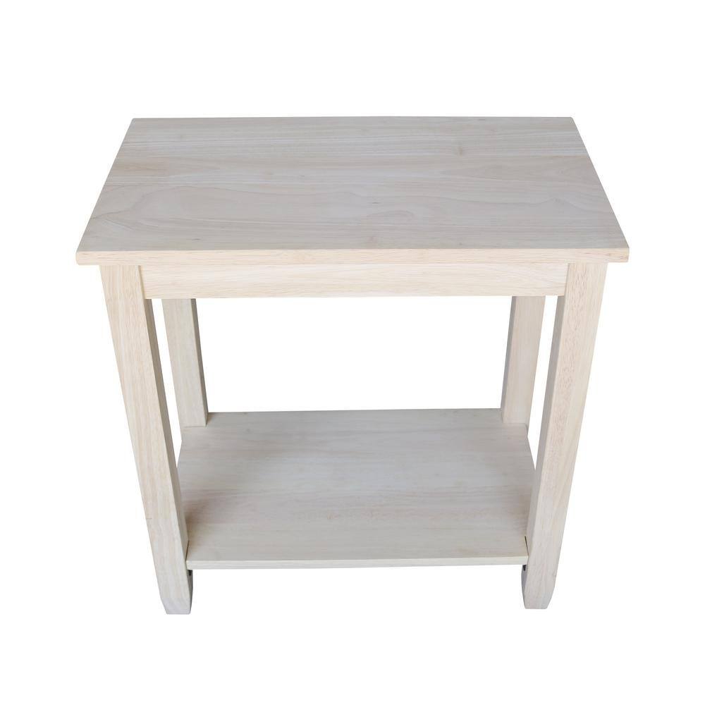 Solano Unfinished Accent Table - thumbnail 9