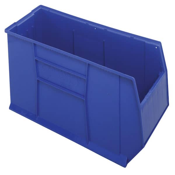 Quantum Rackbin 42 in. 50-Gal. Storage Tote in Blue (1-Pack)