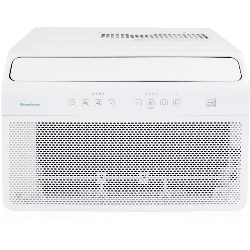 Keystone 10,000 BTU White Window Air Conditioner with Remote