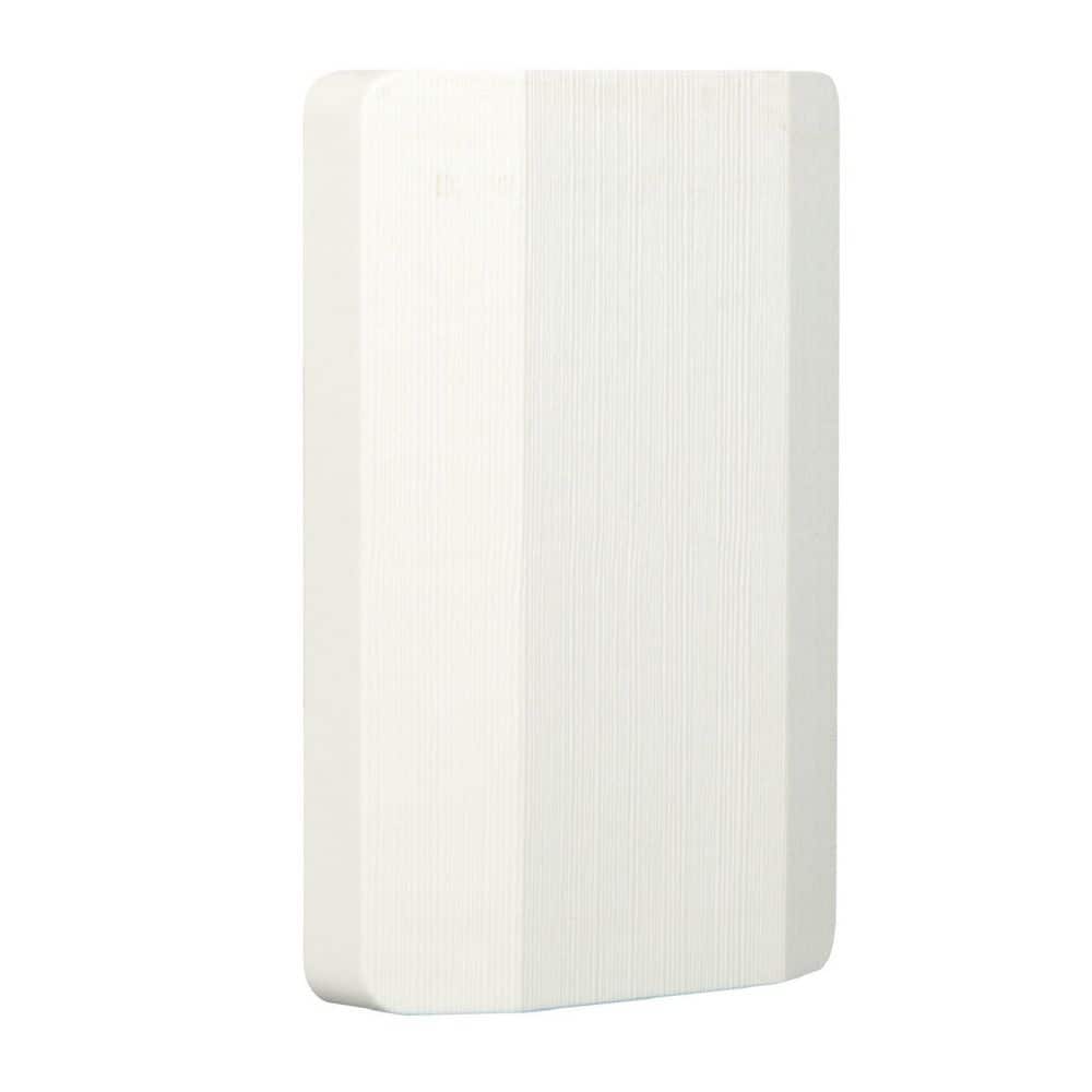 Wired Classic 2-Note Doorbell Chime for Front Door, Single-Note for Second Entrance, Tapered Rectangle in White Finish price history on PriceWatchPro