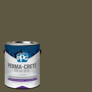 Color Seal 1 gal. PPG1113-7 Olive Green Satin Interior/Exterior Concrete Stain