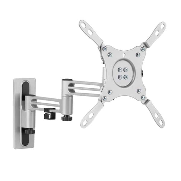 Lukyamzn Retractable Full Motion Wall Mount for 40 in. to 49 in. TVs, Crafted Steel Lockable Stepped Joints with Knob and Swivel