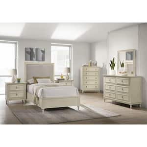 Gia 26 in. H x 27 in. W x 17 in. D 2-Drawer Nightstand