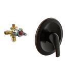 Middleton II Transitional 1-Handle Shower Wall Trim Kit in Oil Rubbed Bronze (Valve Included)