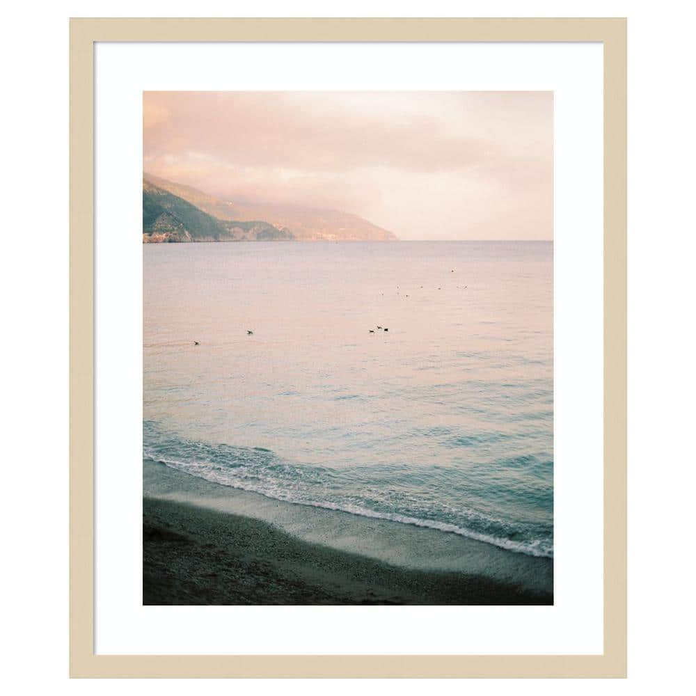 Italian Coast Svelte Natural Framed Coastal Photography Print
