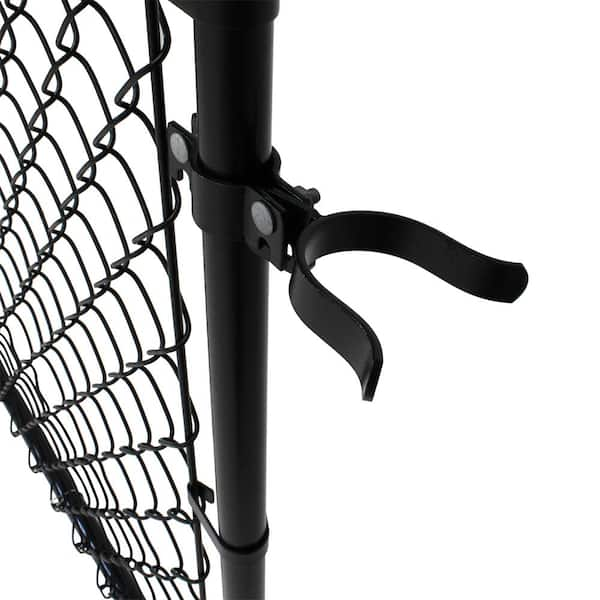 Fit Right 6-ft H x 6-ft W Galvanized Metal Walk-thru Chain Link Fence Gate  Kit with Mesh Size 2-in in the Chain Link Fencing department at