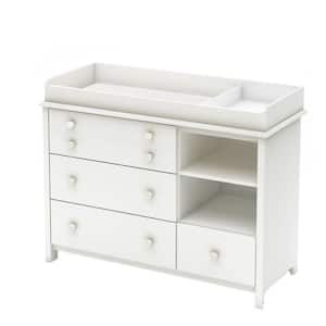 Little Smileys 4-Drawer Pure White Changing Table