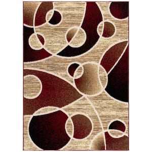 Andromeda Multicolor Geometric 5 ft. x 7 ft. Area Rug