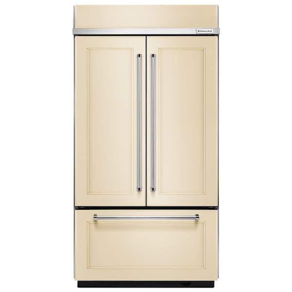 KitchenAid 20.8 cu. ft. Built-In French Door Refrigerator in Panel Ready with Platinum Interior