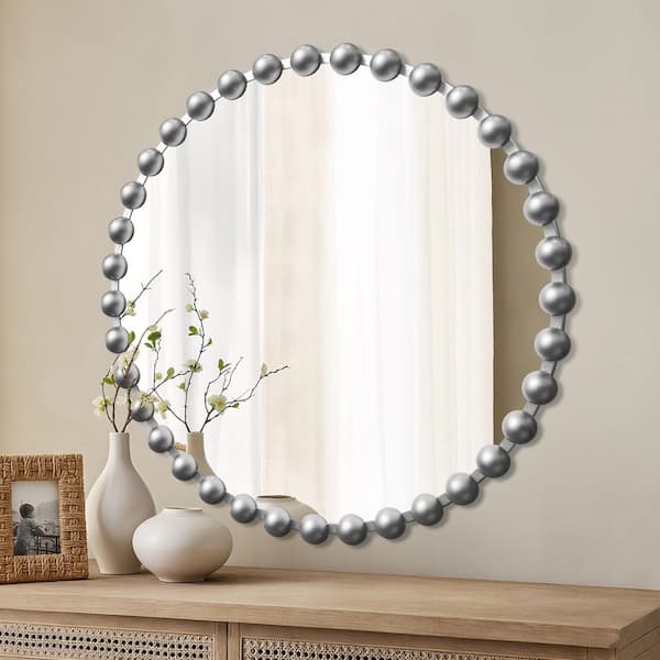 Silver - Round - Mirrors - The Home Depot