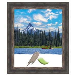 Bark Rustic Char Picture Frame Opening Size 20 x 24 in.