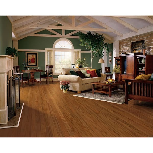 Colony Collection Gunstock Oak 3/8 in. T x 3 in. W T+G Smooth Engineered Hardwood Flooring (24.12 sq. ft./ctn)