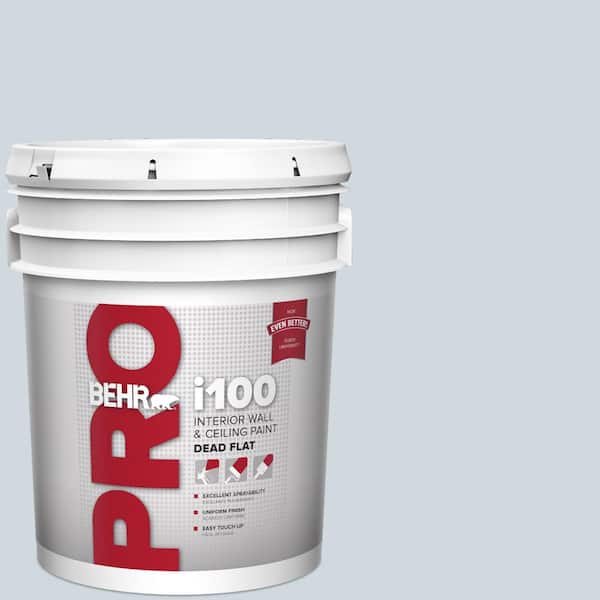 5 gal. #MQ3-57 Siberian Ice Dead Flat Interior Paint