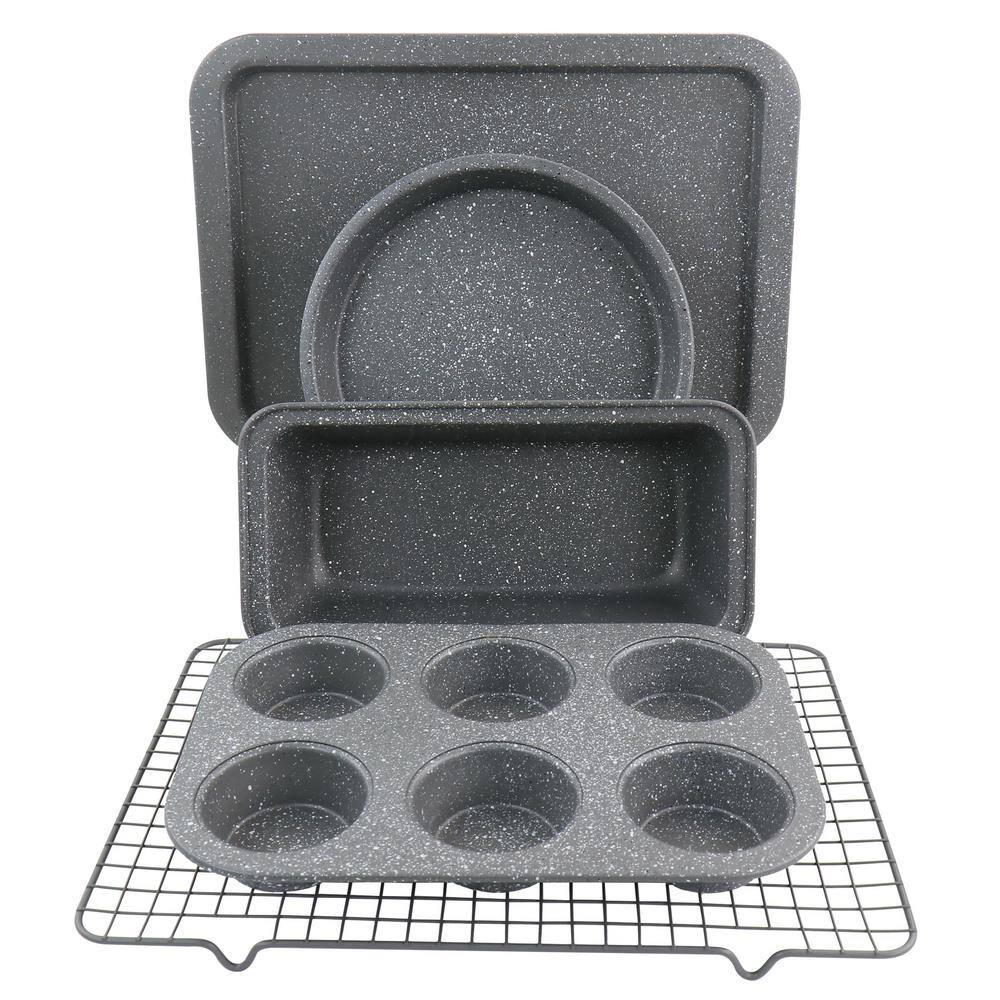 Oster 6-Piece Gray Carbon Steel Non-Stick Bakeware Set
