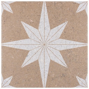 Compass Star Sand Stone 8 in. x 8 in. Porcelain Floor and Wall Tile (11.5 sq. ft./Case)