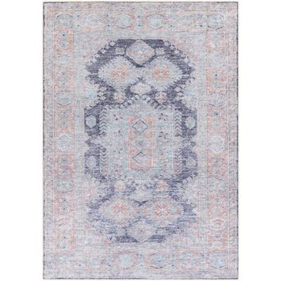 Navy 5'3 x 7'3 Artistic Weavers Cesar Vintage Oriental Area Rug Navy 5'3 x 7'3 Artistic Weavers Cesar Vintage Oriental Area Rug