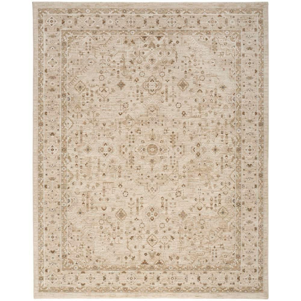 Harbor Beige 5 ft. x 8 ft. Floral Traditional Area Rug price history on PriceWatchPro
