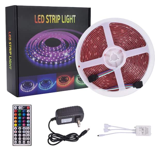 Karl home 16.4 ft. 150-Lights Multi-Color 44 Keys LED String -Light with 20-Colors