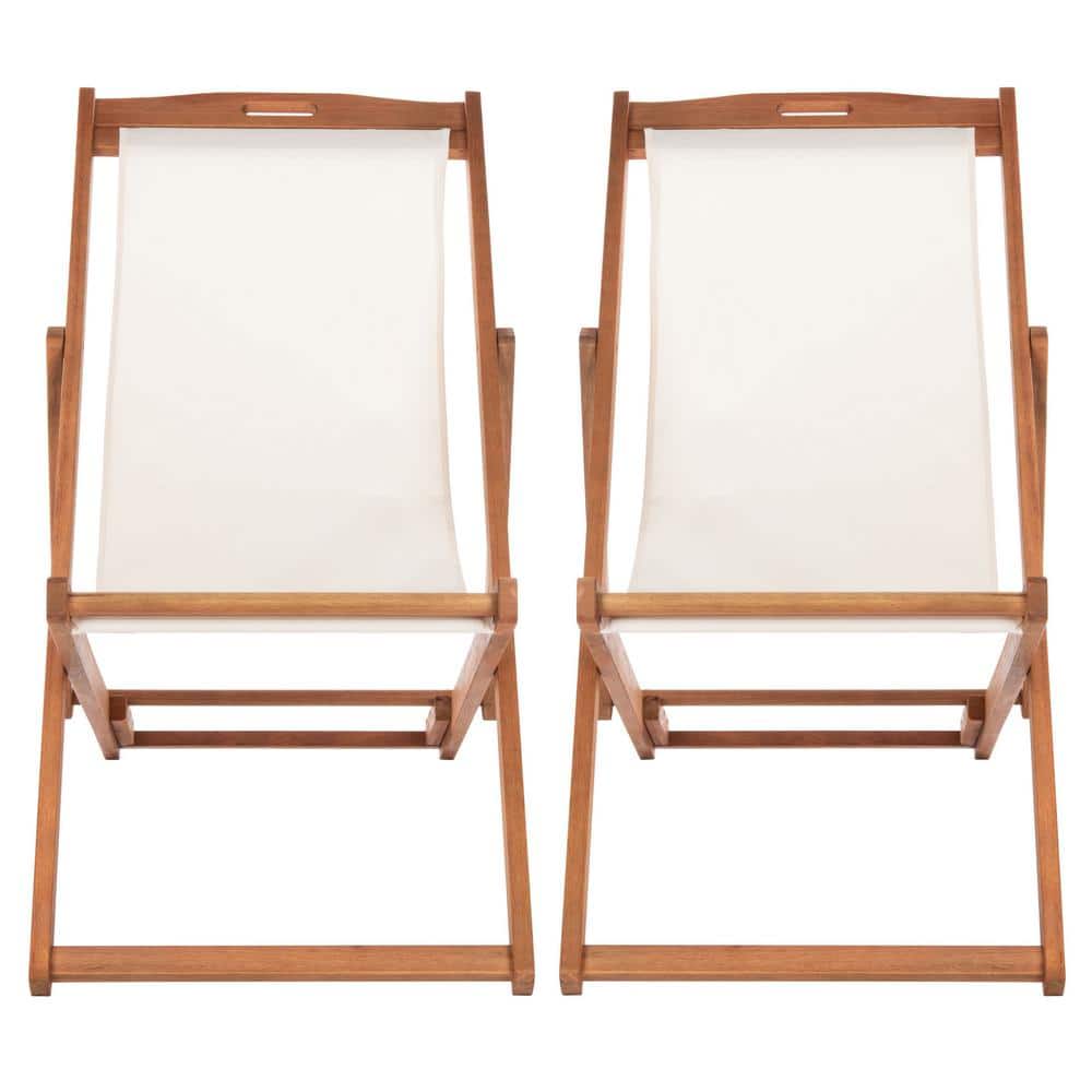 Contemporary Eucalyptus Wood Armless Side Chair in Natural Beige