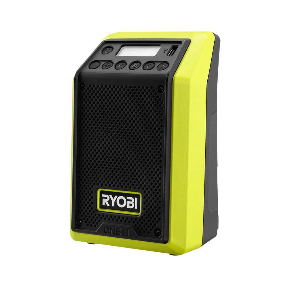 RYOBI ONE+ 18V Compact Radio with Bluetooth (Tool Only) PCL600B - The Home Depot