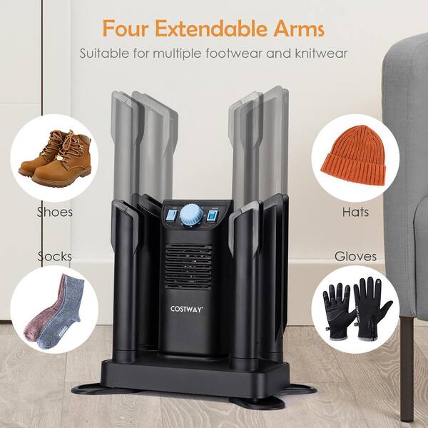 White Standing Boots Glove Dryer Shoes Dryer Wall-Mounted Household Electric Dry Hanger Electric 