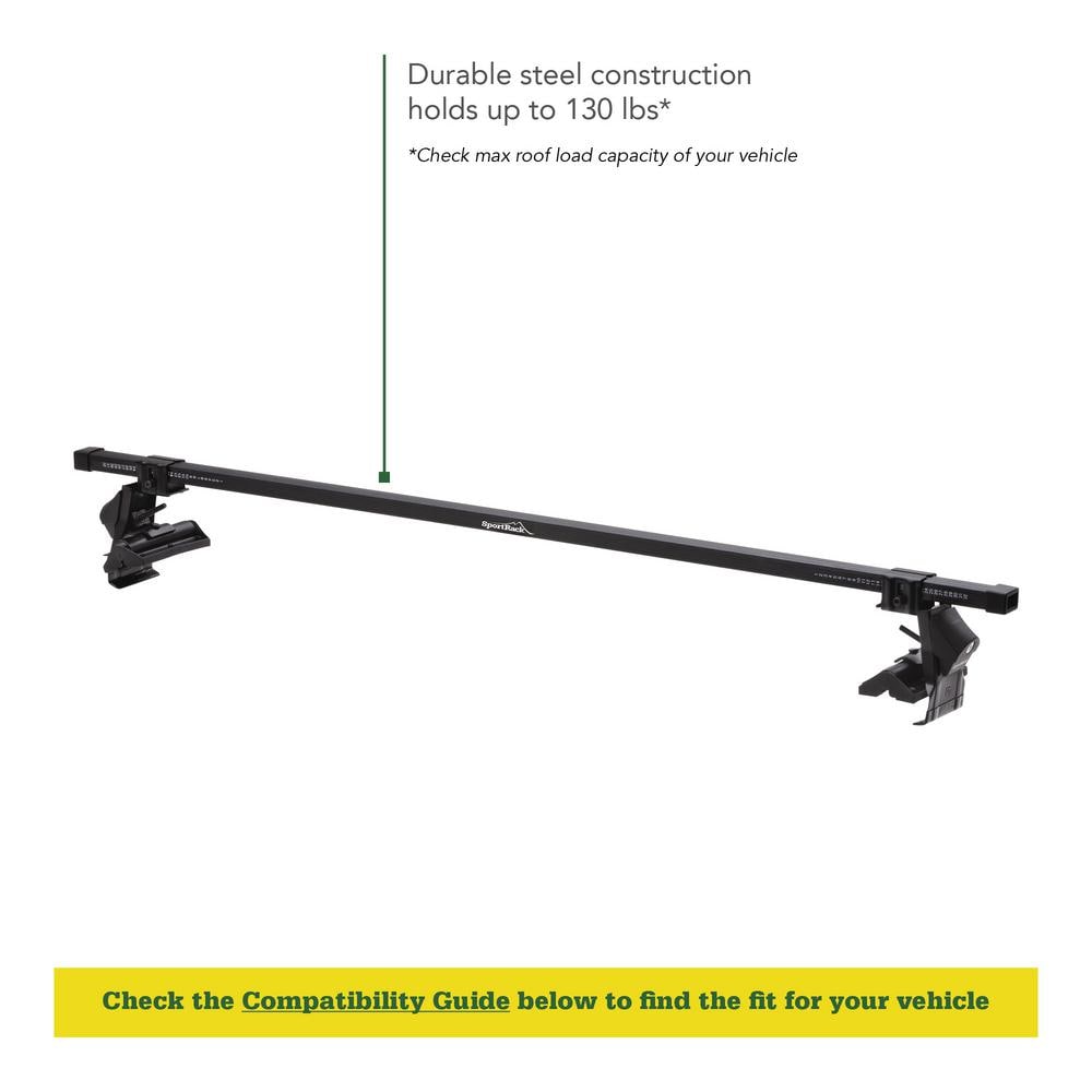Black Steel Complete Roof Rack System for Cars
