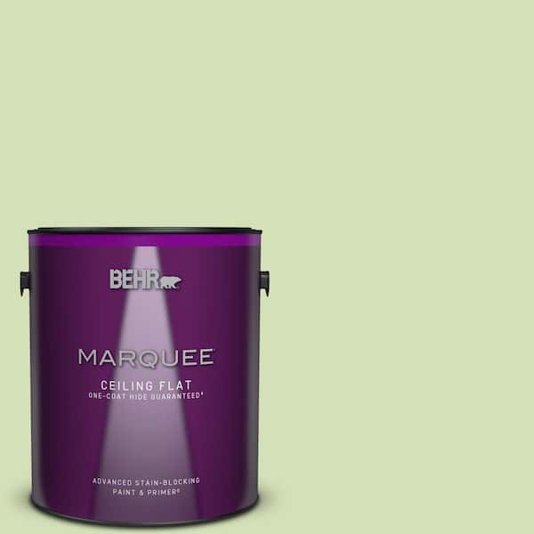 BEHR MARQUEE 1 gal. #MQ4-45 Spring Glow One-Coat Hide Ceiling Flat Interior Paint & Primer