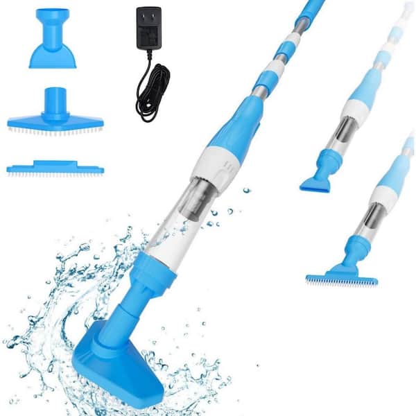 3 in 1 Cordless Rechargeable Handheld Pool Vacuum, Handheld Pool Cleaner for Spas, Hot Tubs and Small Pools