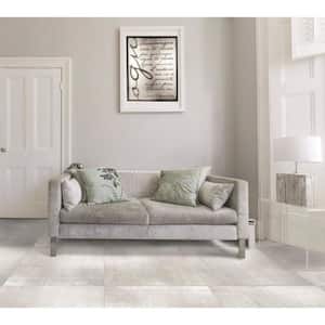 lungo White 12 in. x 24 in. x 9mm Matte Porcelain Floor and Wall Tile (8 pieces / 15.49 sq. ft. / box)