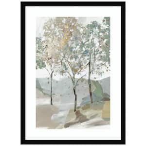"Breezy Landscape Trees II" by Allison Pearce 1-Piece Wood Framed Giclee Nature Art Print 25 in. x 19 in.