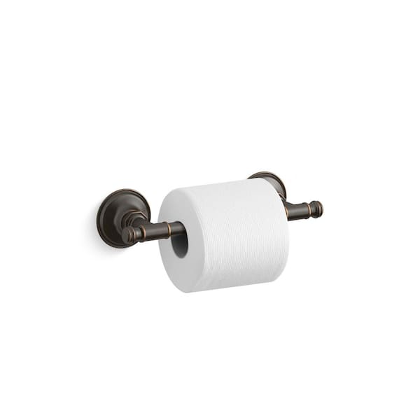 KOHLER Parallel Vibrant Brushed Nickel Wall Mount Single Post Toilet Paper  Holder in the Toilet Paper Holders department at