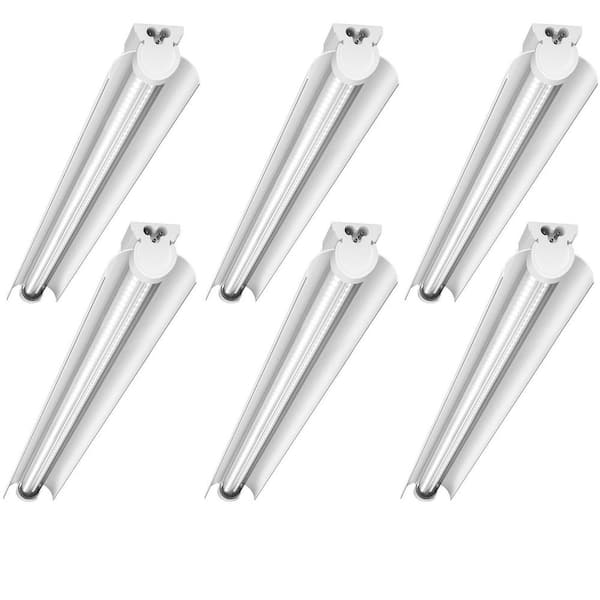 BIBIVIS 6-Pack 3 ft. Grow Lights for Indoor Plants, Daylight White Full Spectrum Plant Lights, T8 Grow Light Bulbs