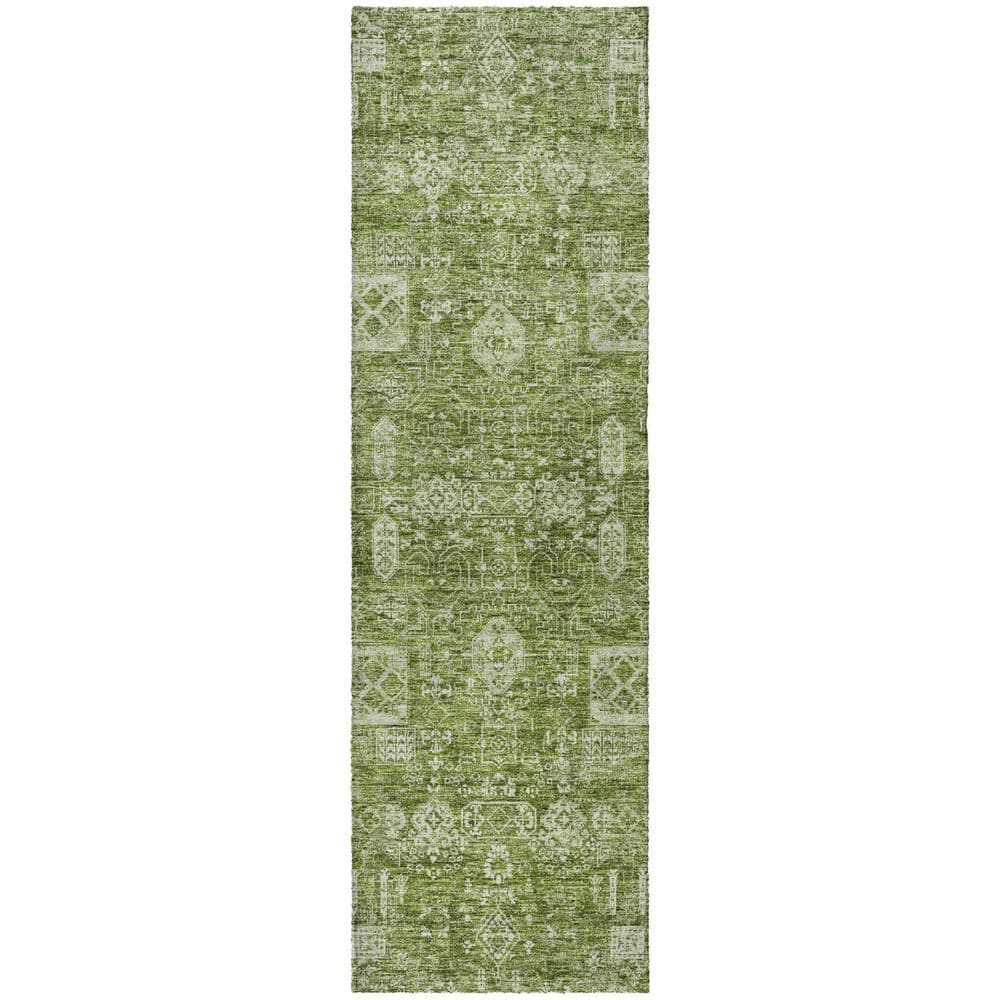 Dream Shag Premium Machine Washable Abstract ADS637 Aloe 2 ft. x 7 ft. Runner Rug price history on PriceWatchPro