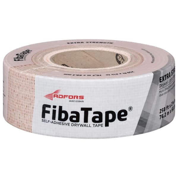 FibaTape Extra-Strength 2-3/8 in. x 250 ft. Self-Adhesive Mesh Drywall Joint Tape